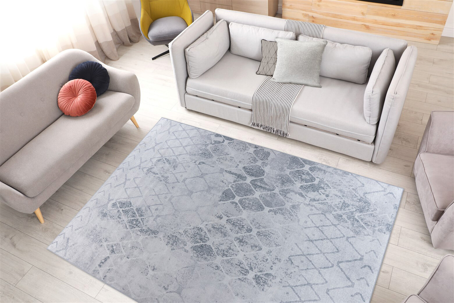 Arte Espina Flachflorteppich Prayer 625 grau B/H/L: ca. 160x0,5x230 cm Arte Espina Flachflorteppich Prayer 625 grau B/H/L: ca. 160x0,5x230 cm