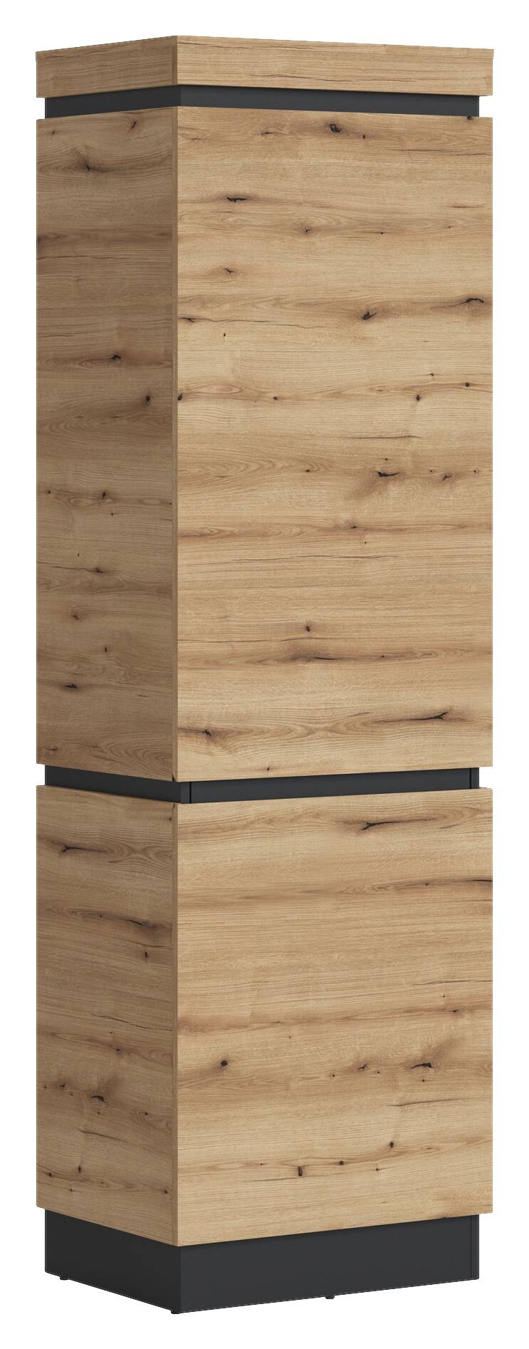Garderobenschrank Corte Eiche Evoke Coast Nachbildung anthrazit B/H/T: ca. 60x200,5x45 cm Garderobenschrank Corte Eiche Evoke Coast Nachbildung anthrazit B/H/T: ca. 60x200,5x45 cm