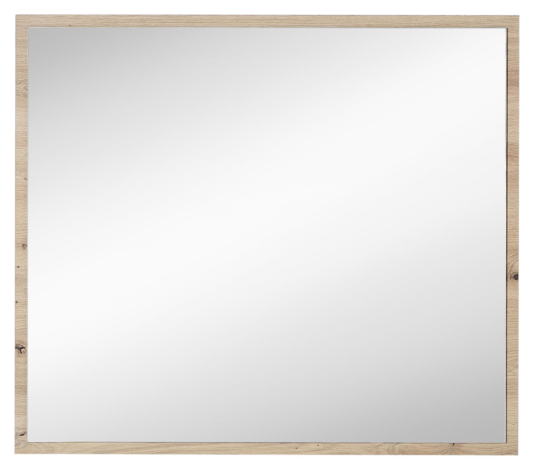 Wandspiegel Memphis Eiche Artisan Nachbildung B/H/T: ca. 80x70x2 cm