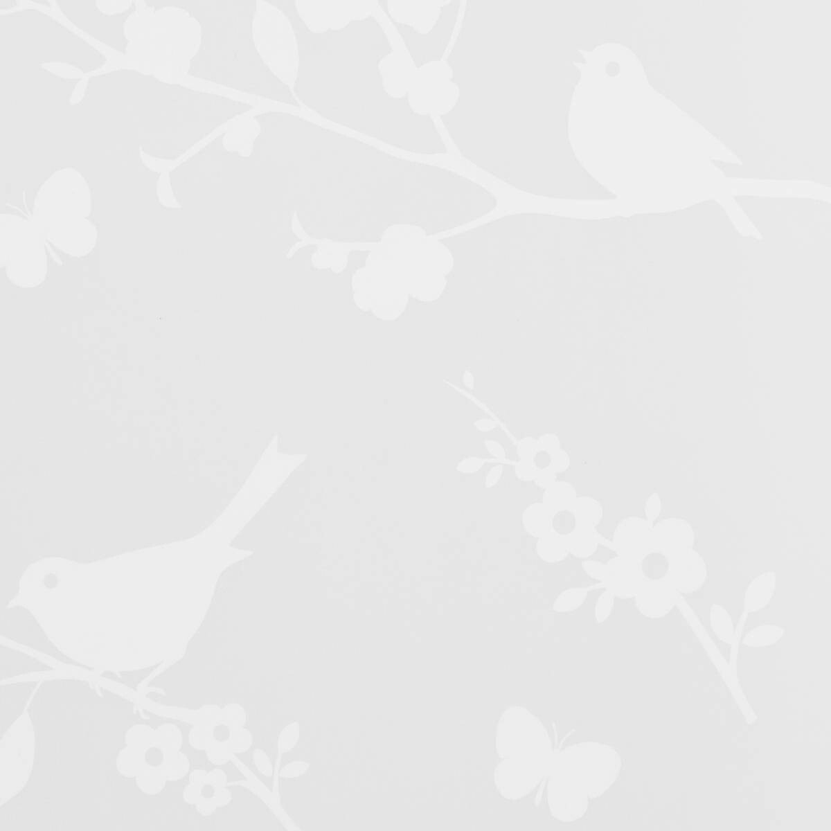 LICHTBLICK Rollo Pflanze weiß B/L: ca. 45x150 cm