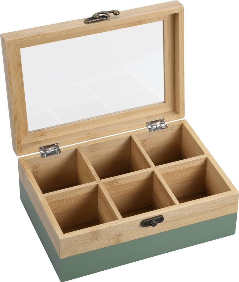 Kesper Teebox natur MDF B/H/L: ca. 15x8,5x21,5 cm Kesper Teebox natur MDF B/H/L: ca. 15x8,5x21,5 cm
