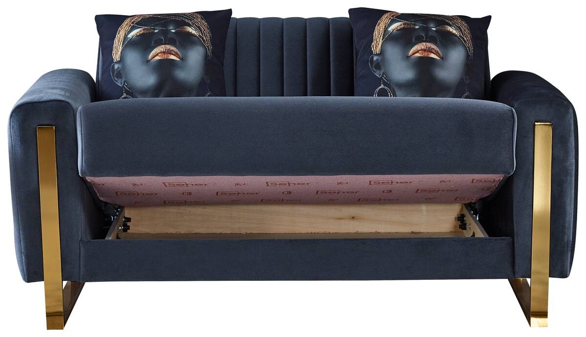 Sofa 3-2-1 Bogota anthrazit Microfaser