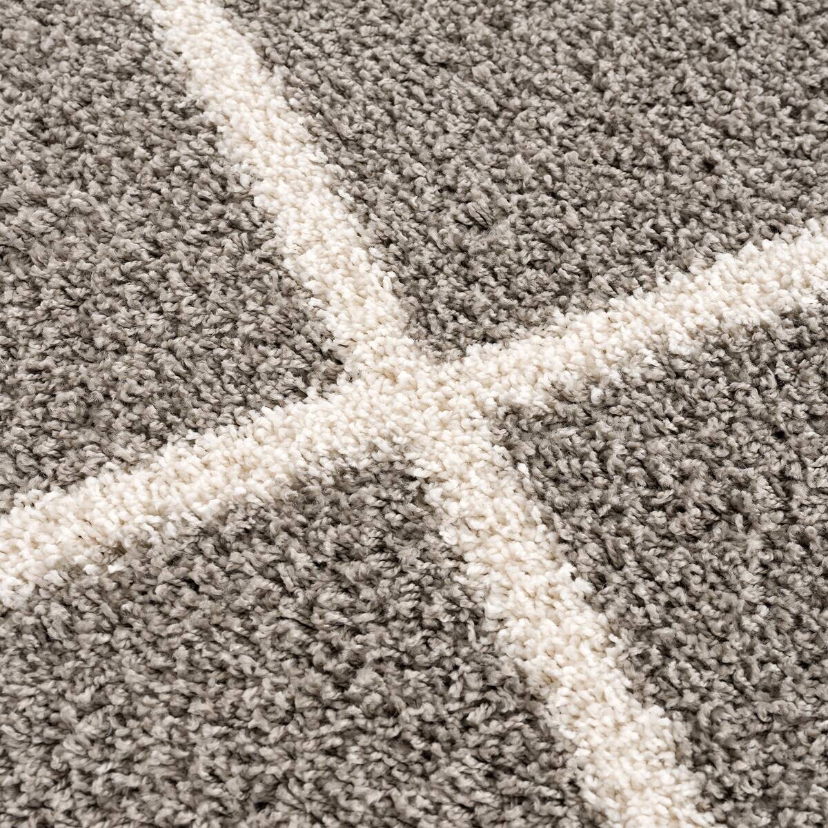 Sanat Hochflorteppich MADRID hellgrau B/L: ca. 200x290 cm