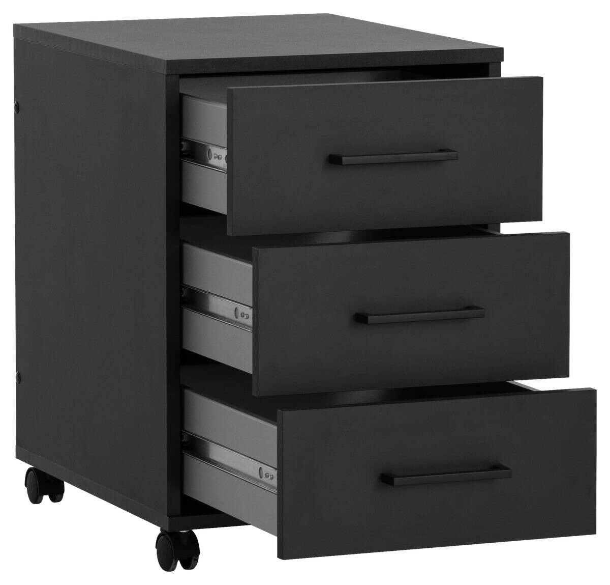 Rollcontainer Ruby schwarz matt B/H/T: ca. 40,1x57x50 cm