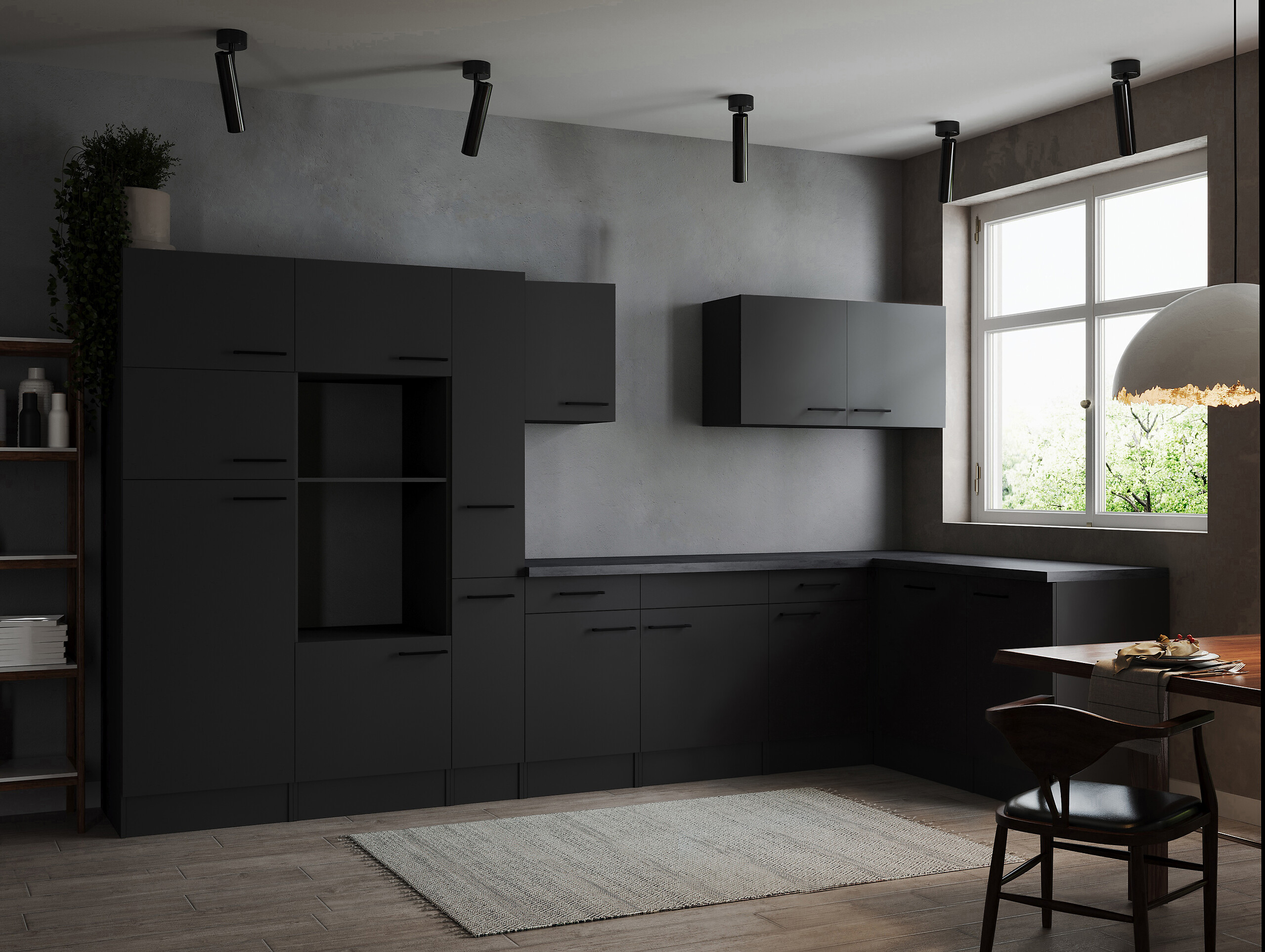 Winkelküche Oliver B/H/T: ca. 370x205x172 cm