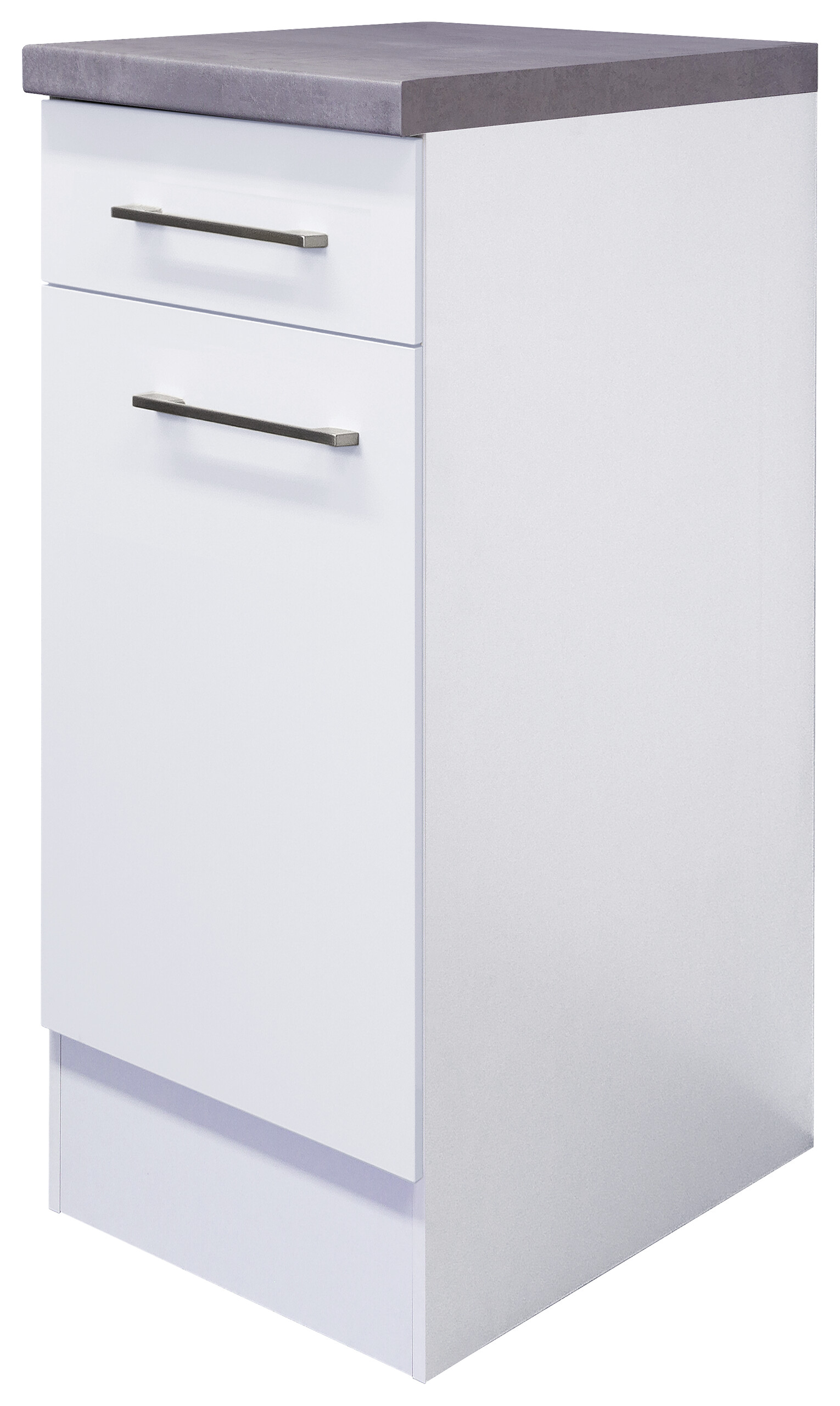 Unterschrank Vita weiß matt B/H/T: ca. 30x86x60 cm Unterschrank Vita weiß matt B/H/T: ca. 30x86x60 cm