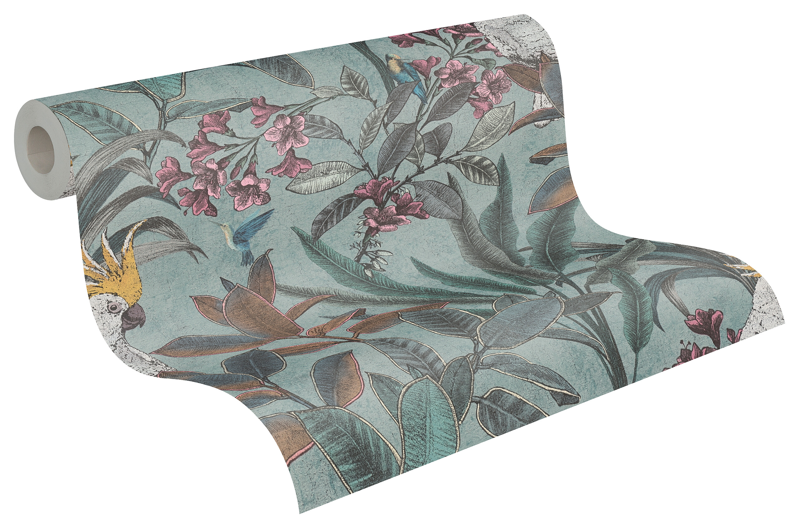 A.S.Creation Vliestapete pink blau B/H/D: ca. 53x1005x8 cm