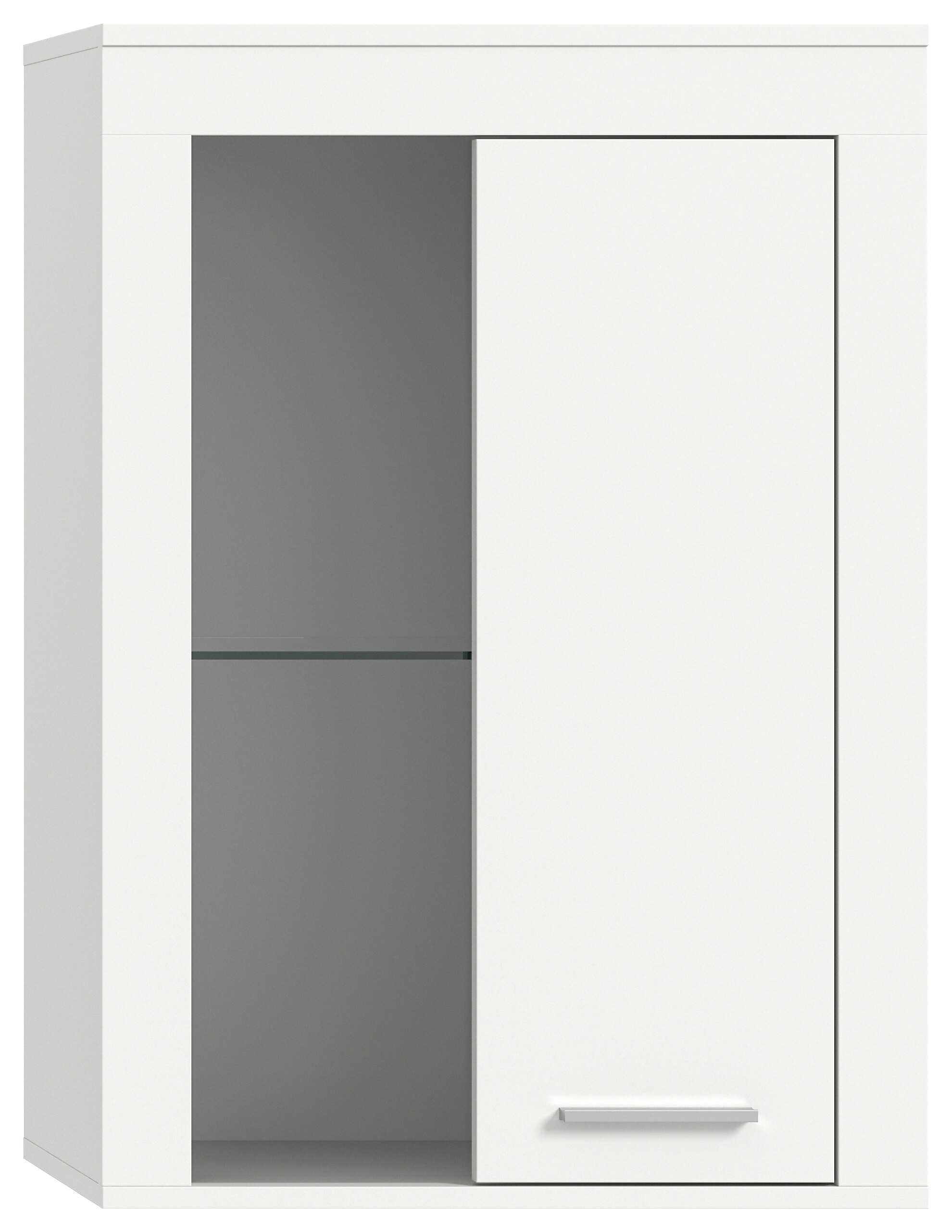 Vitrine Jam weiß B/H/T: ca. 86x60x35 cm