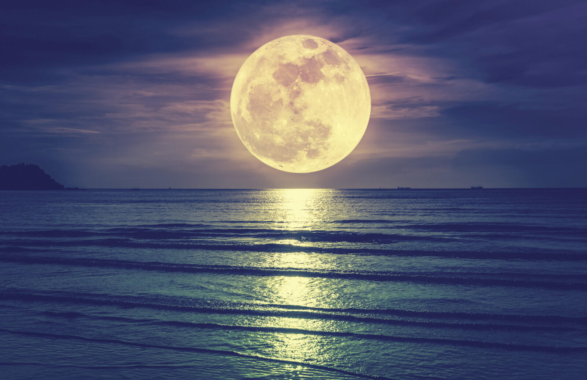 The Wall Wandbild Mond B/L: ca. 58x90 cm