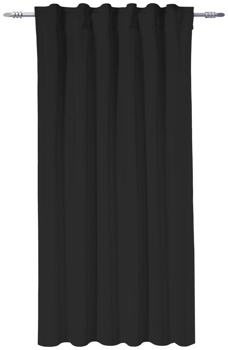 Thermovorhang Kiruna schwarz B/L: ca. 140x175 cm