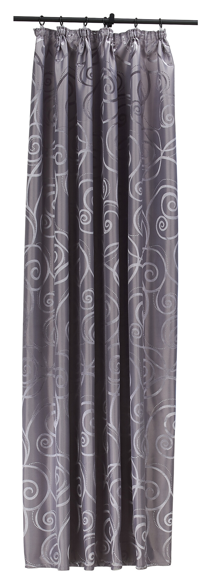 silver edition Dekovorhang Triest silber B/H: ca. 140x175 cm