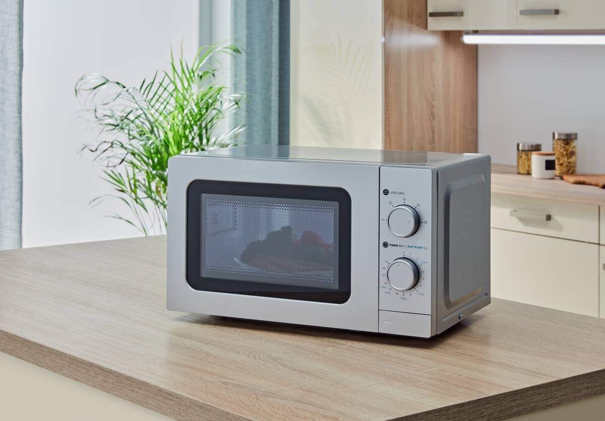 POCOline Mikrowelle MM720C2GX-PM silber Metall B/H/T: ca. 44x26x33 cm ca. 20 l