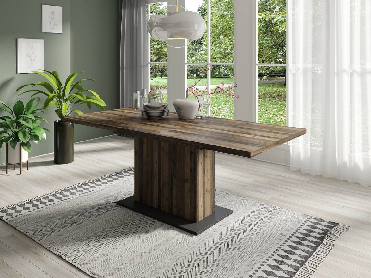 Tisch ATHEN Eiche Old Wood Nachbildung B/H/T: ca. 160x75x90 cm