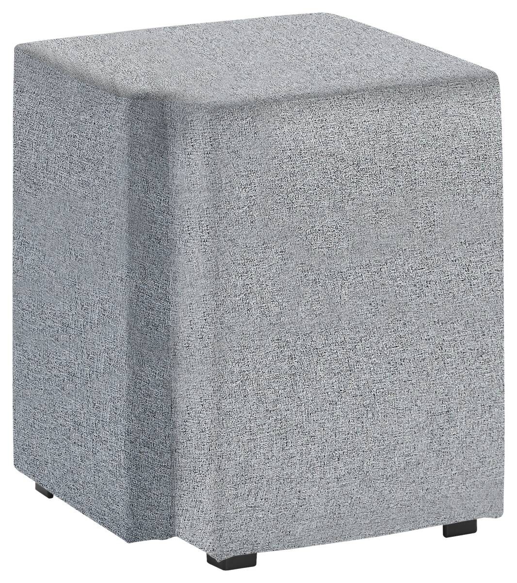 Nachtkonsolen Twins Silbergrau