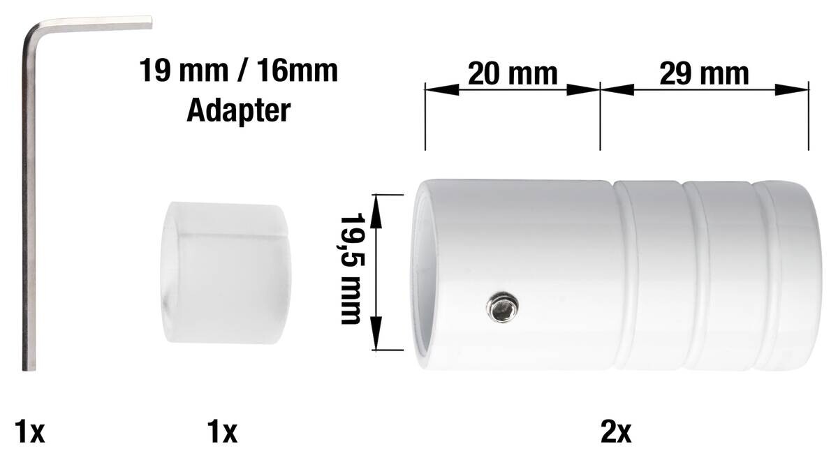 ondeco Endstück rill