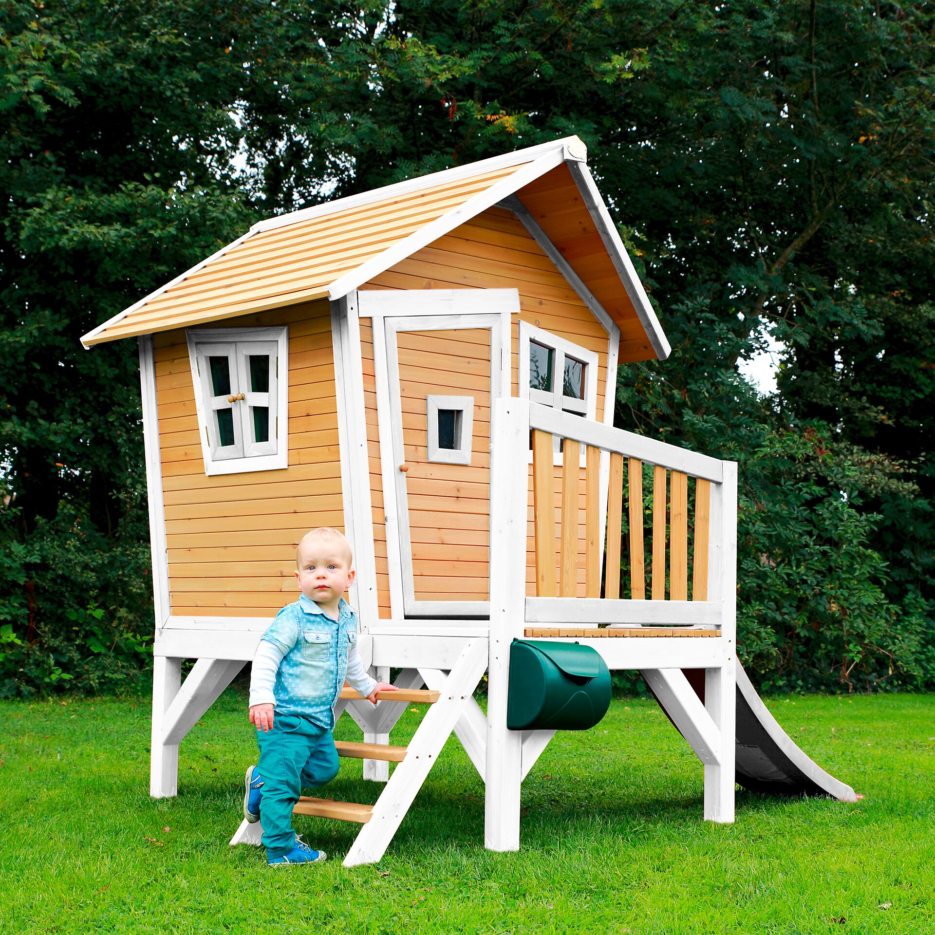AXI Spielhaus Robin natur B/H/T: ca. 264x203x177 cm