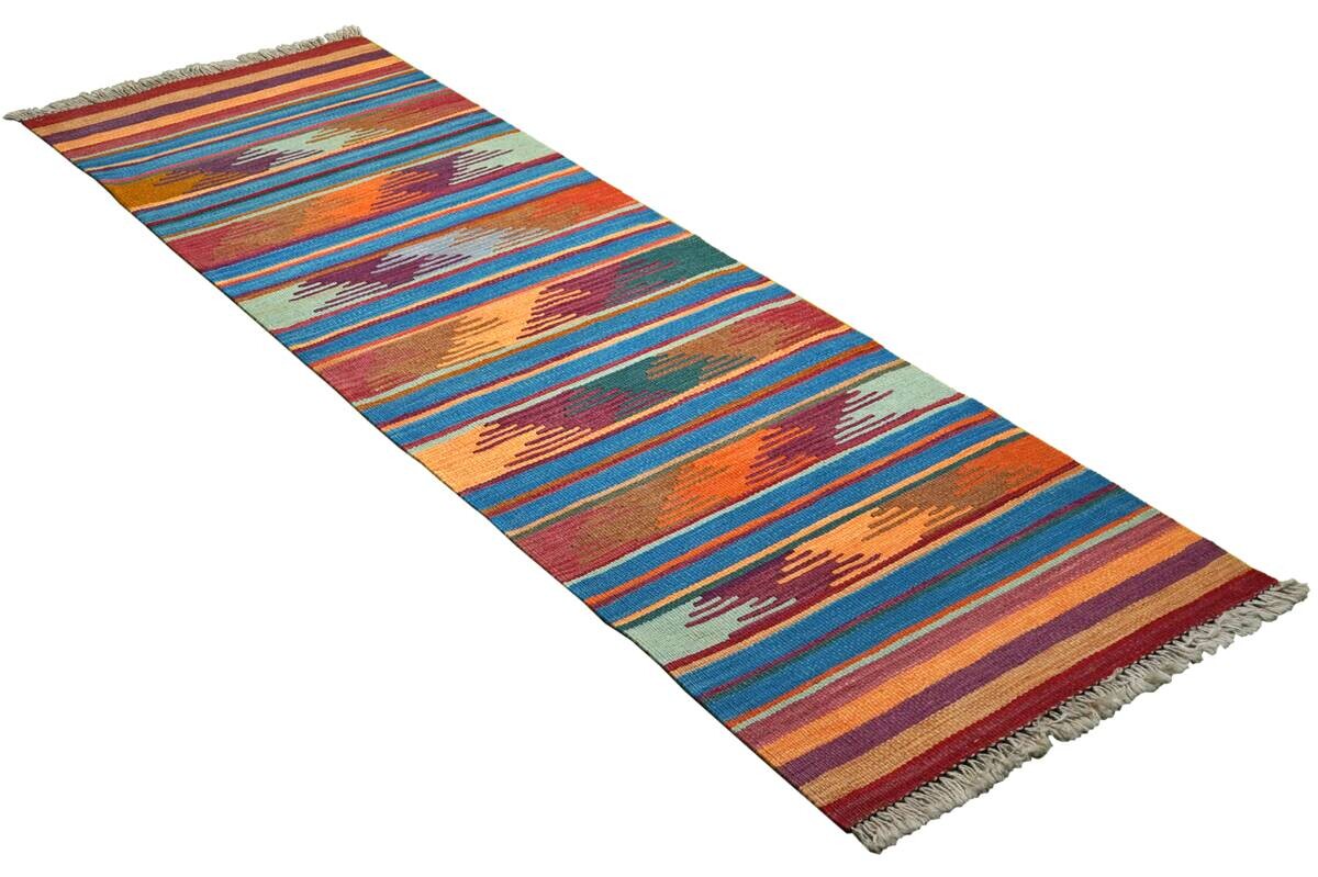 PersaTepp Teppich Kelim Gashgai bunt B/H/L: ca. 62x1x197 cm