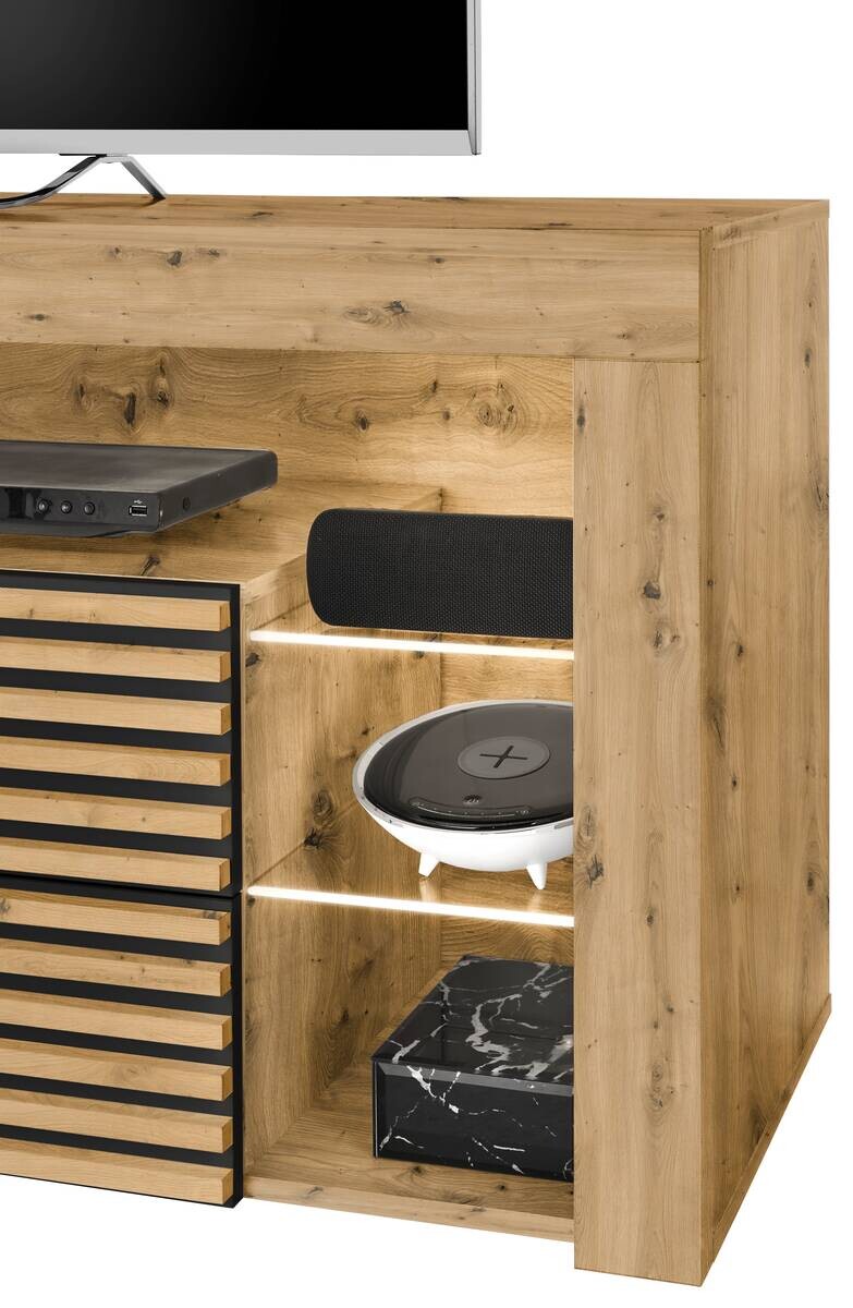 TV-Lowboard Goal 2.0 Eiche Artisan Nachbildung B/H/T: ca. 179x67x44 cm