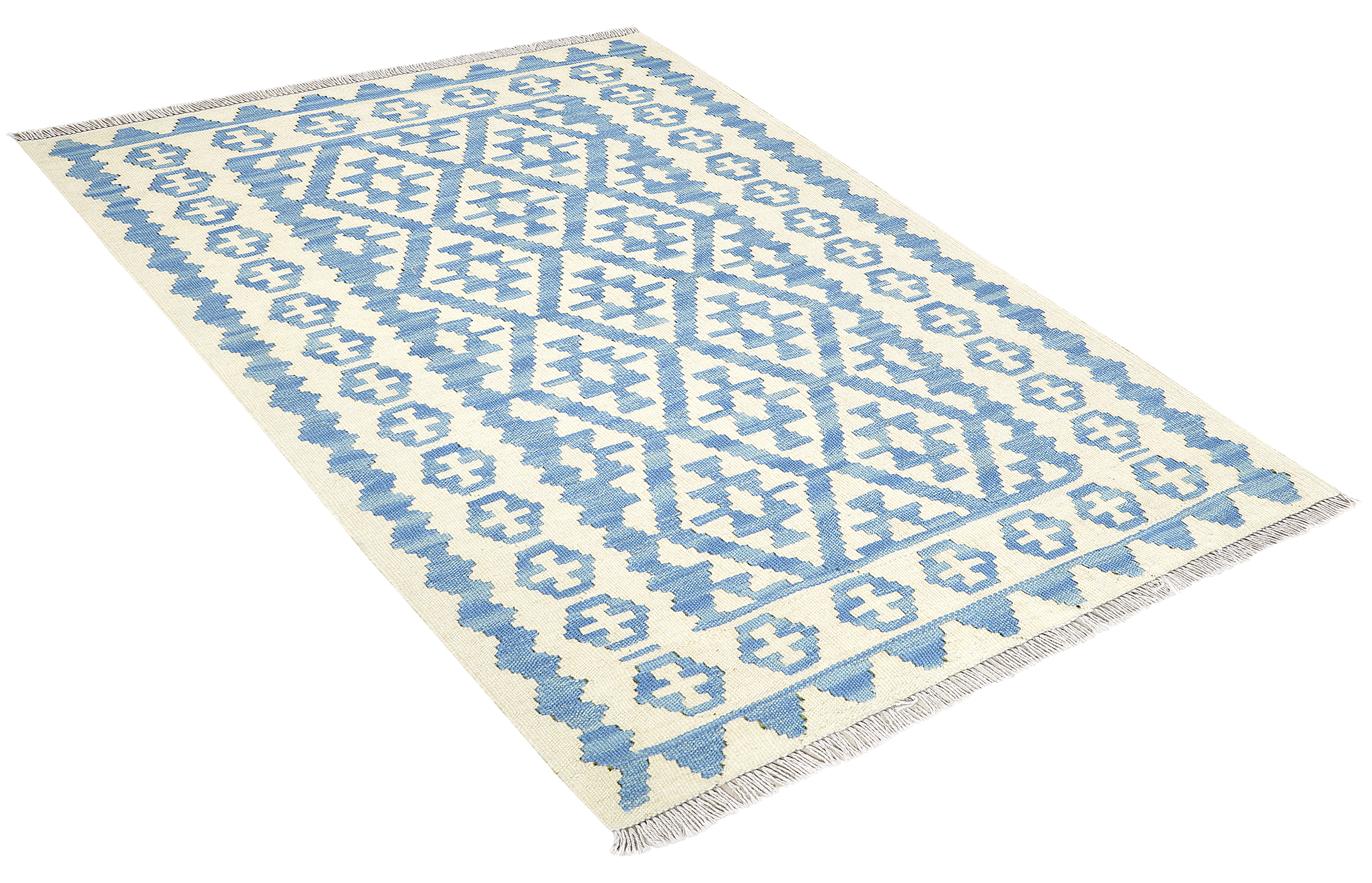 PersaTepp Teppich Kelim Gashgai blau B/H/L: ca. 109x1x145 cm