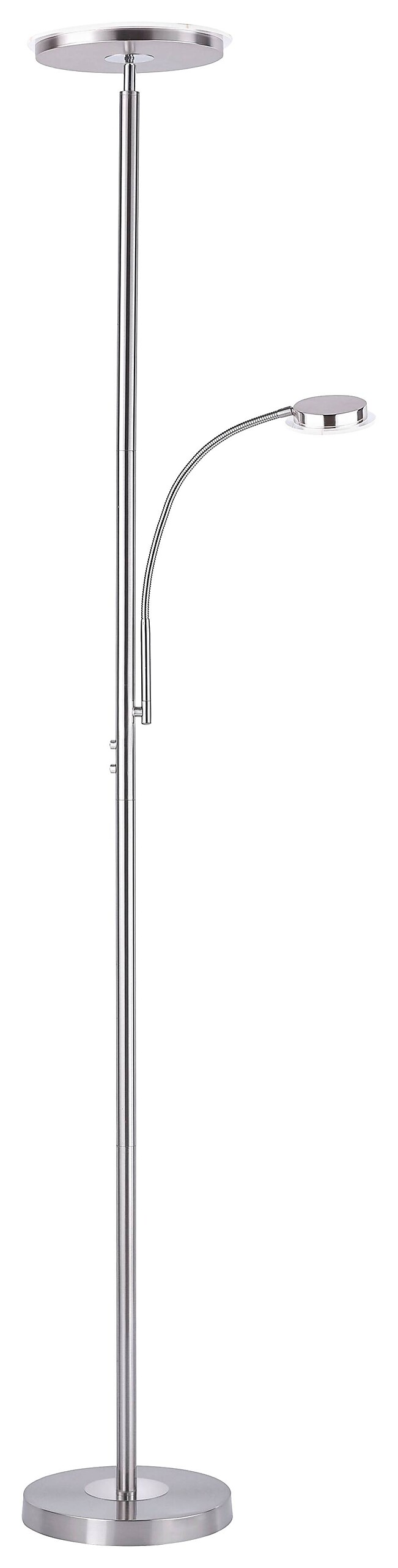 Just Light Deckenfluter Hans Stahl Metall H: ca. 193 cm