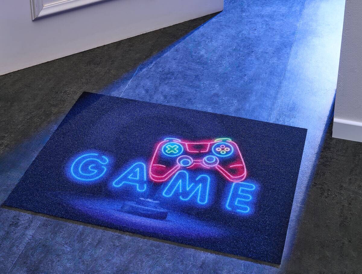 Fußmatte Style blau B/L: ca. 50x70 cm