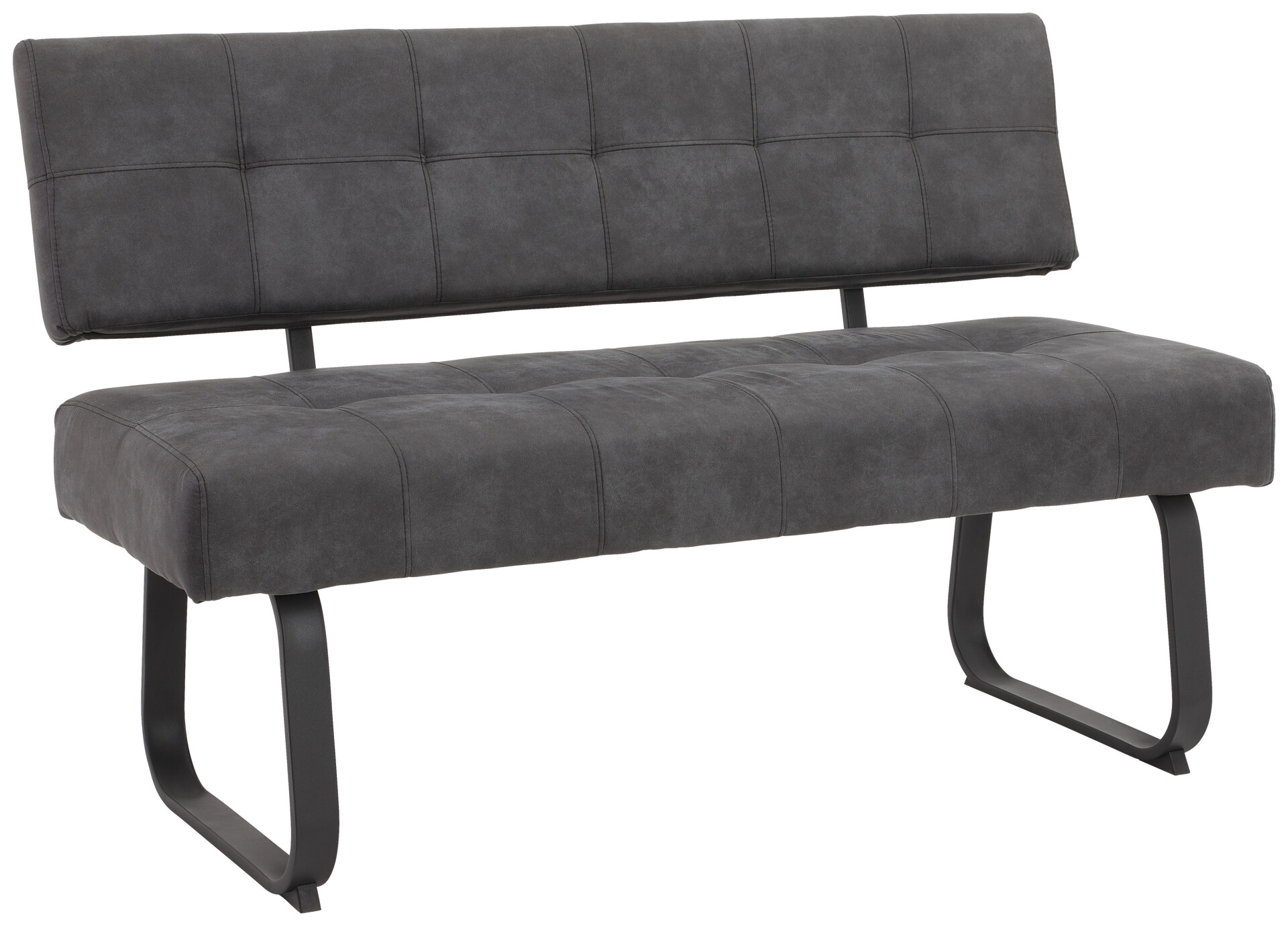 Sitzbank Luise I B anthrazit Vintage B/H/T: ca. 140x90x64 cm