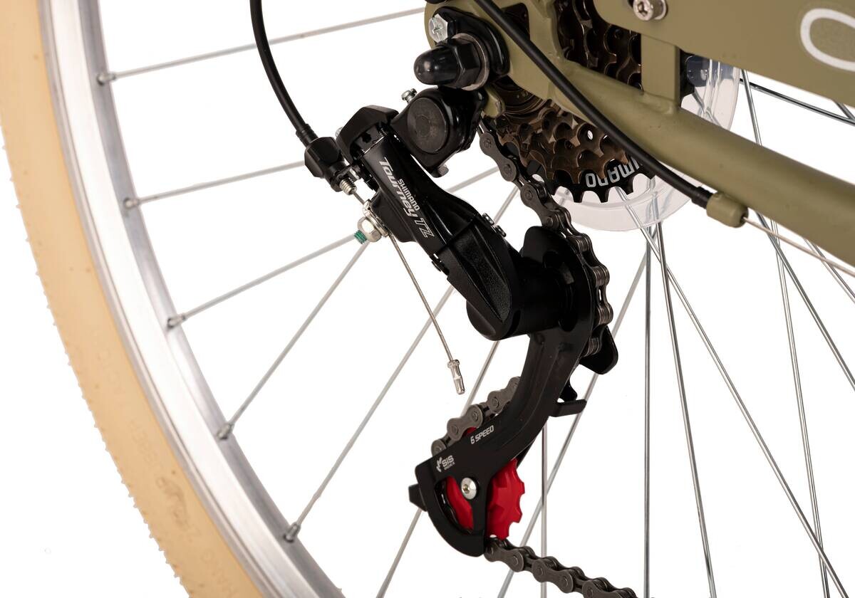 DaCapo Damenfahrrad Casino 170C 28 Zoll Rahmenhöhe 48 cm 6 Gänge olive olive ca. 28 Zoll