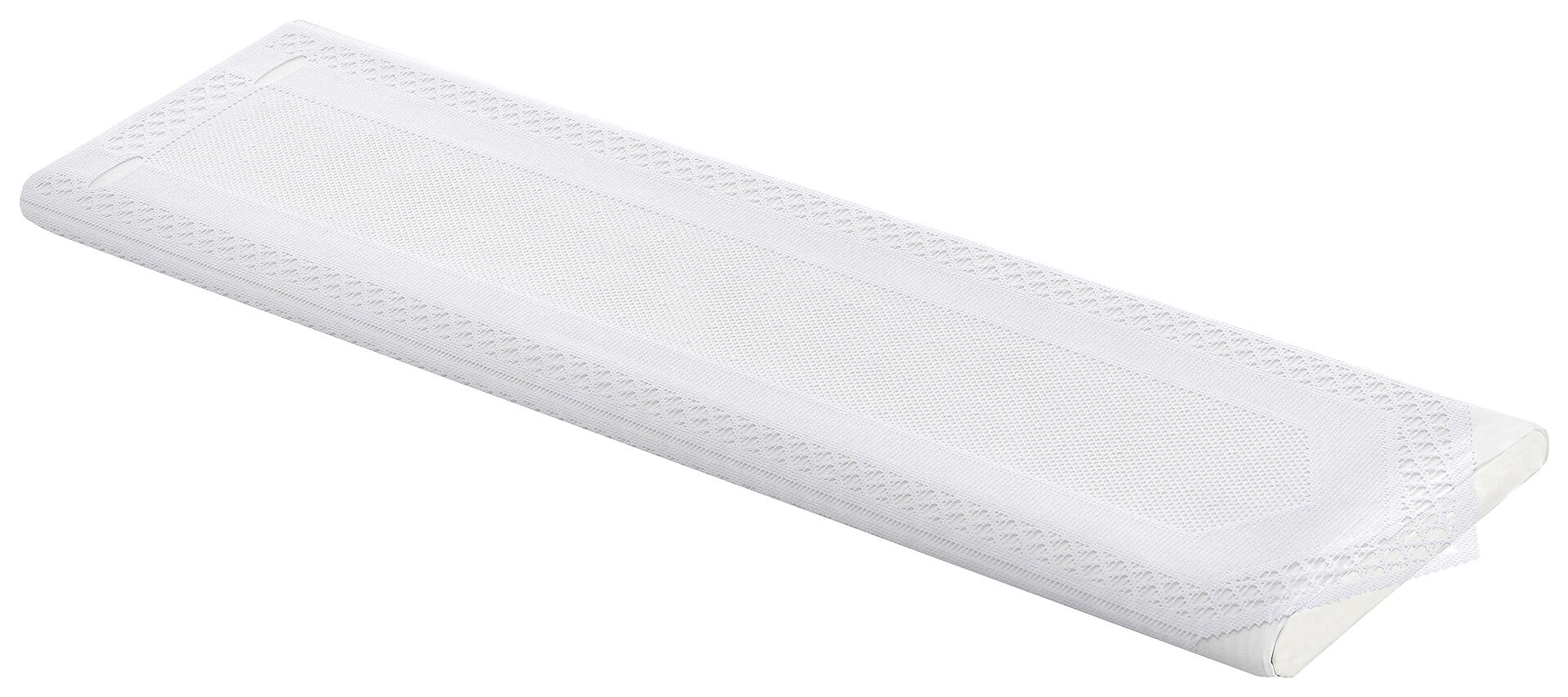 Scheibengardinen-Meterware weiß H: ca. 60 cm