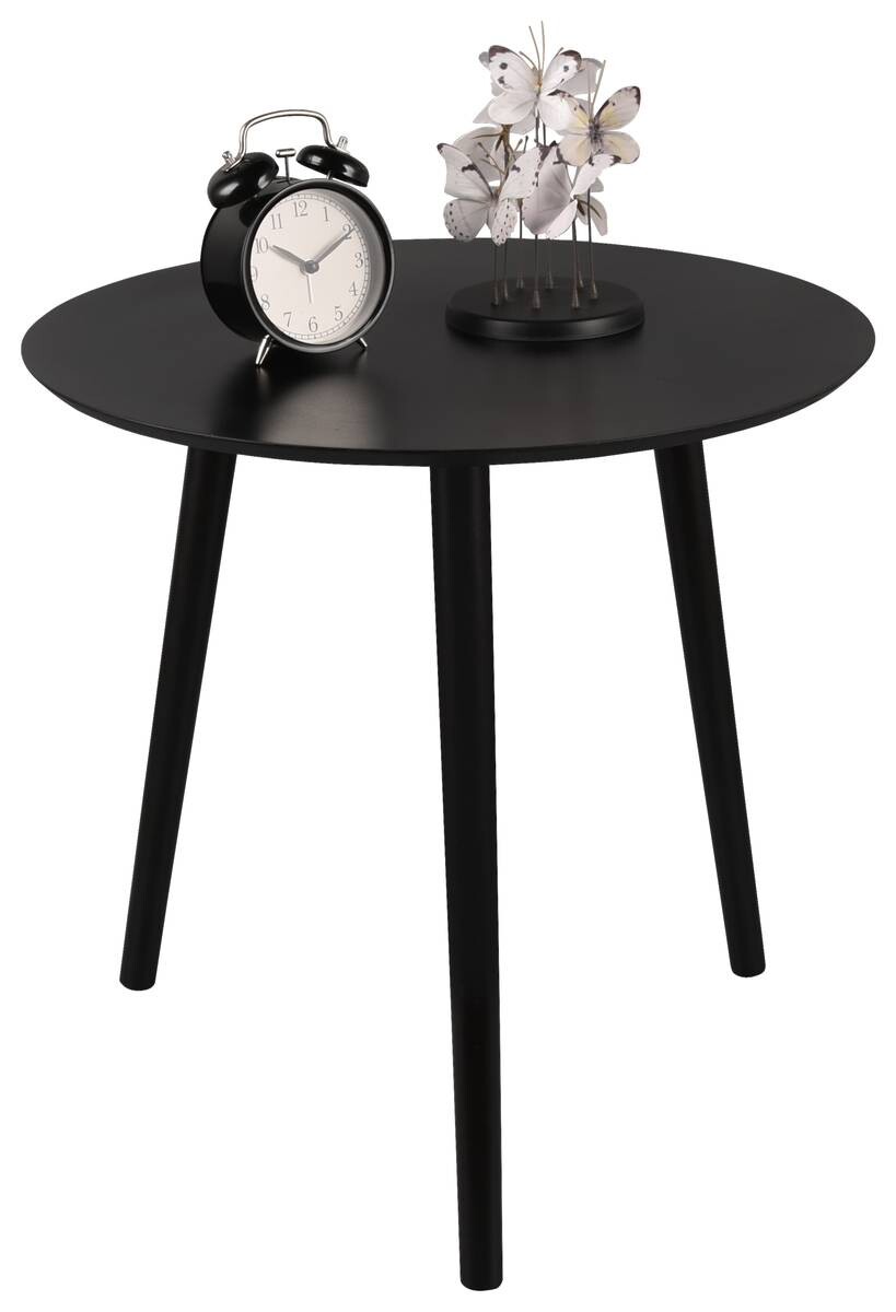 Beistelltisch Vilma schwarz H/D: ca. 50x50 cm