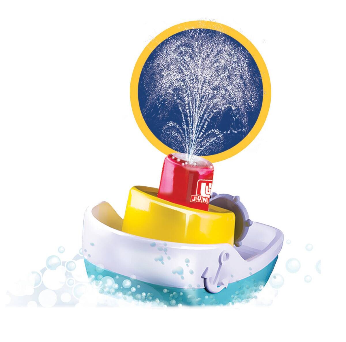 BBJunior Spielzeugboot Splash 'n Play Spraying Tugboat B/H/L: ca. 8,3x8,3x15 cm