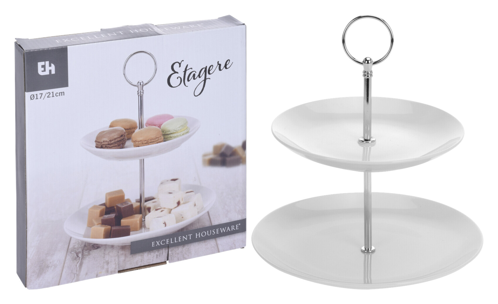 Etagere weiß Porzellan