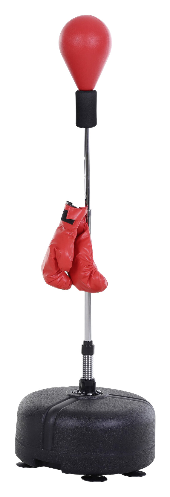 HOMCOM Punchingball-Set rot Stahl B/H/L: ca. 48x154x48 cm
