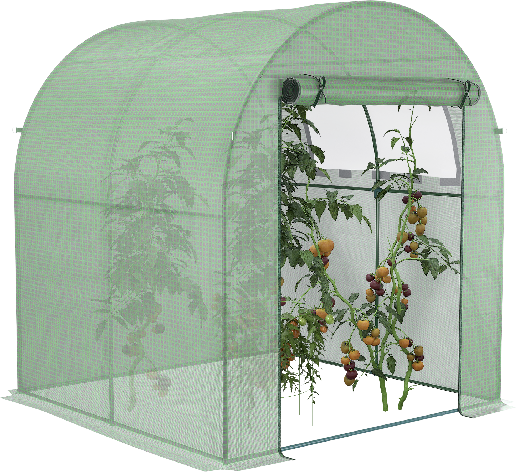 Outsunny Gewächshaus B/H/L: ca. 180x200x180 cm
