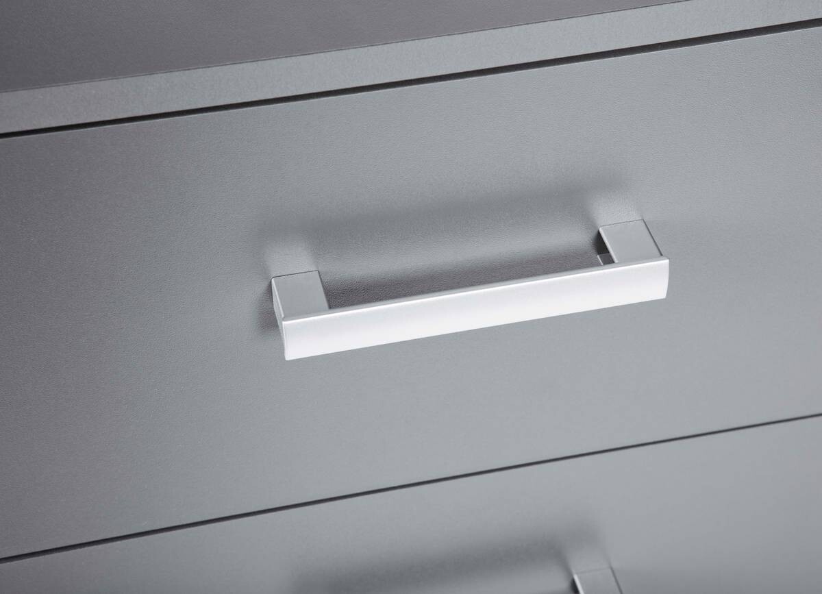 Kommode Elenzio Grafitgrau Optik B/H/T: ca. 41,2x91x40 cm