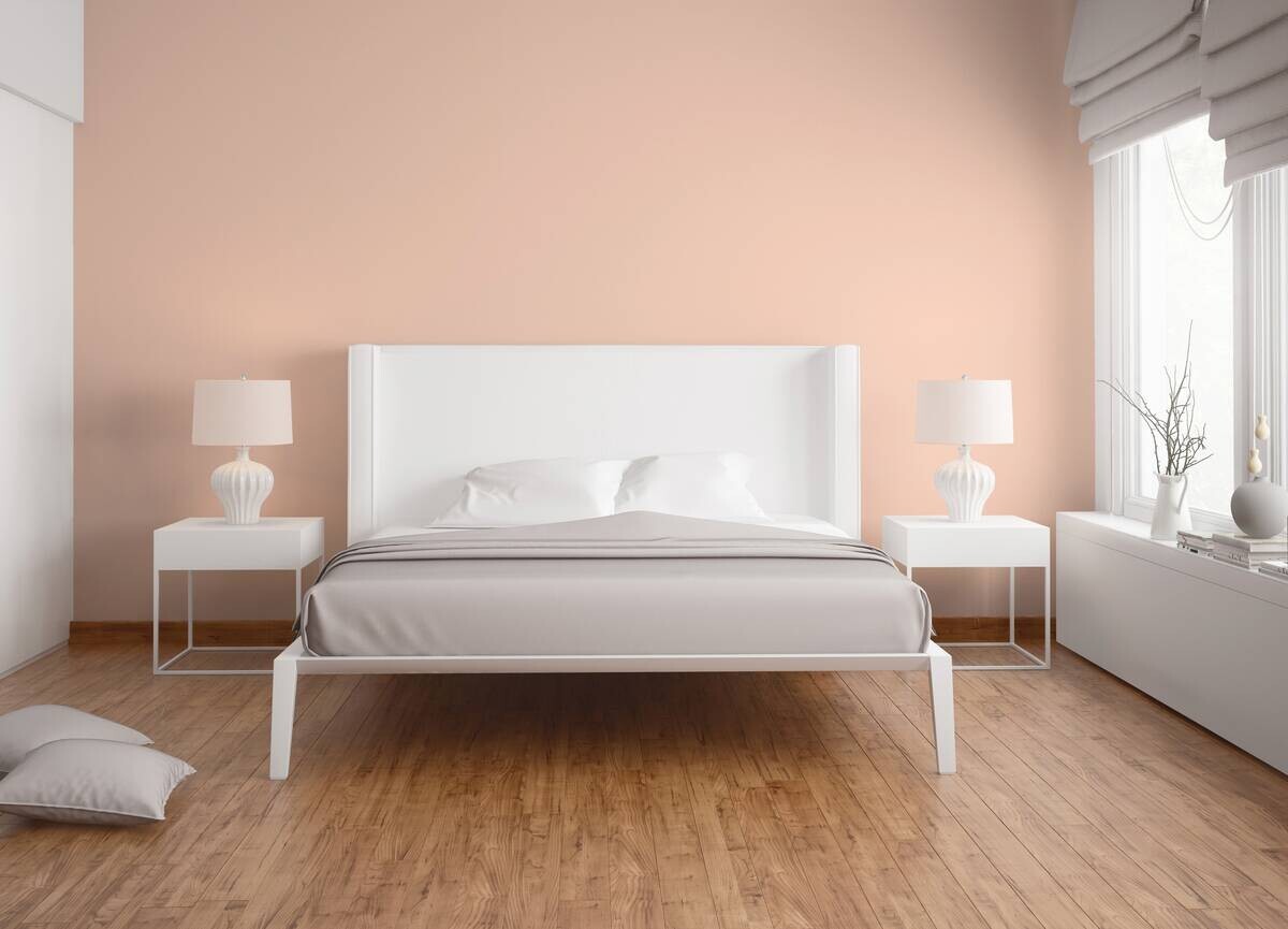 A.S.Creation Vliestapete apricot B/H/D: ca. 53x1005x8,9 cm