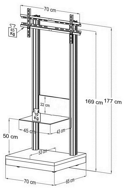 VCM TV-Standfuß  TV Standfuß