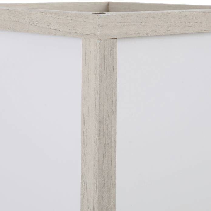 HOMCOM Stehleuchte 833-623V90AK 833-623V90AK Eiche weiß Acryl Kunststoff B/H/L: ca. 26x160x26 cm E27 1 Brennstellen