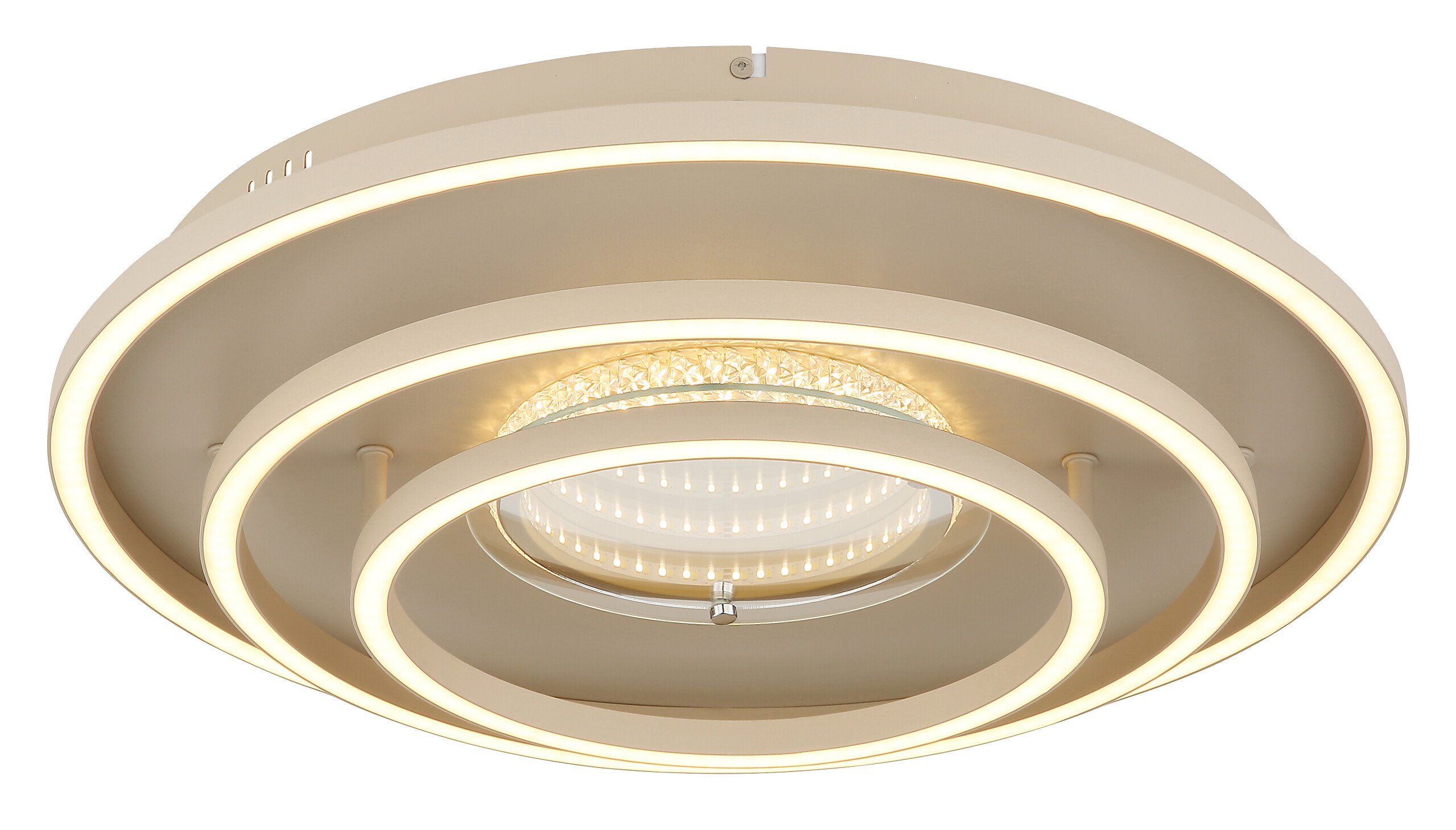 GLOBO Deckenleuchte sand Aluminium Metall H/D: ca. 10,8x51,1 cm 1 Brennstellen