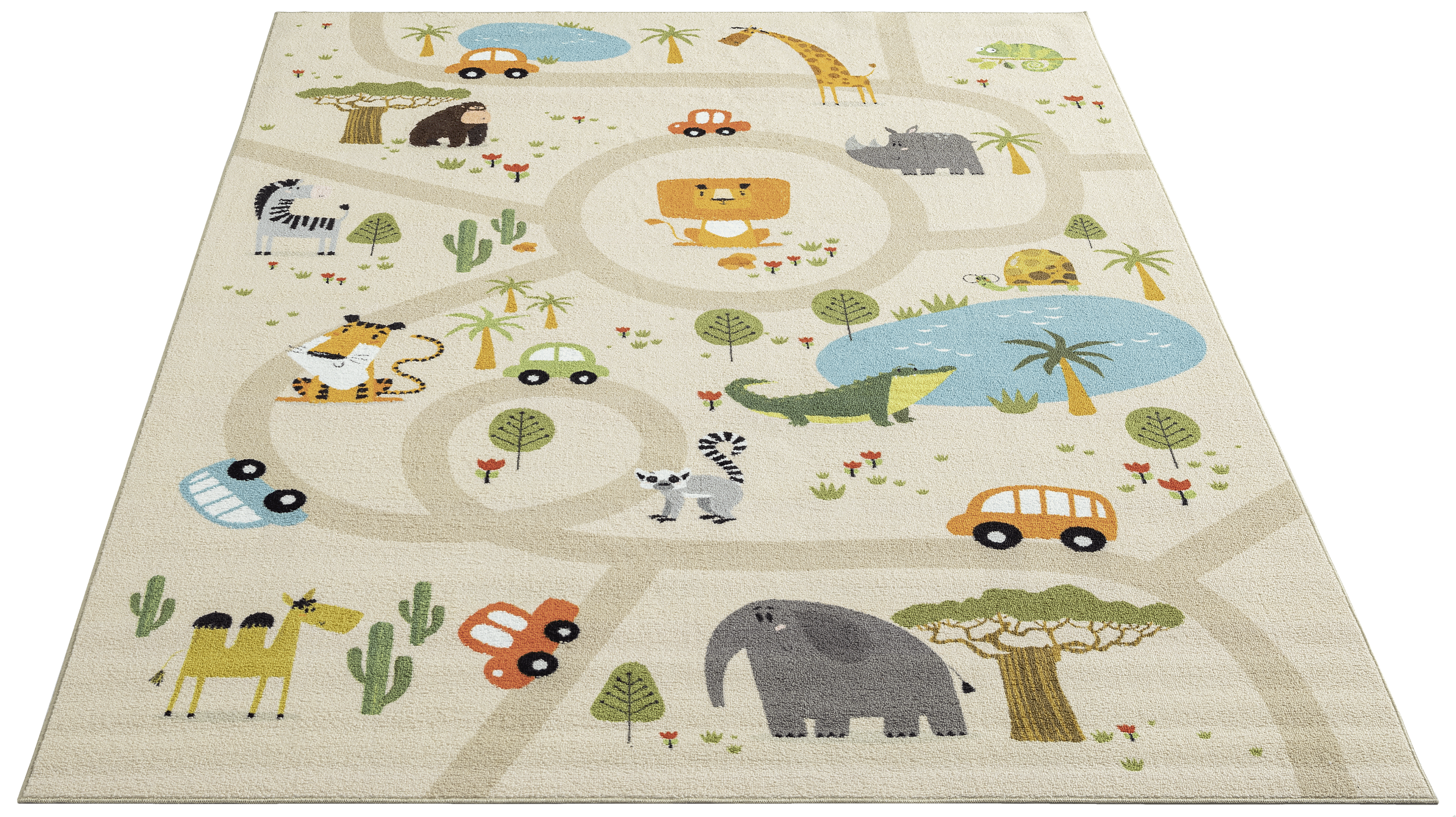 Merinos Teppich Happy Kids beige B/L: ca. 160x220 cm