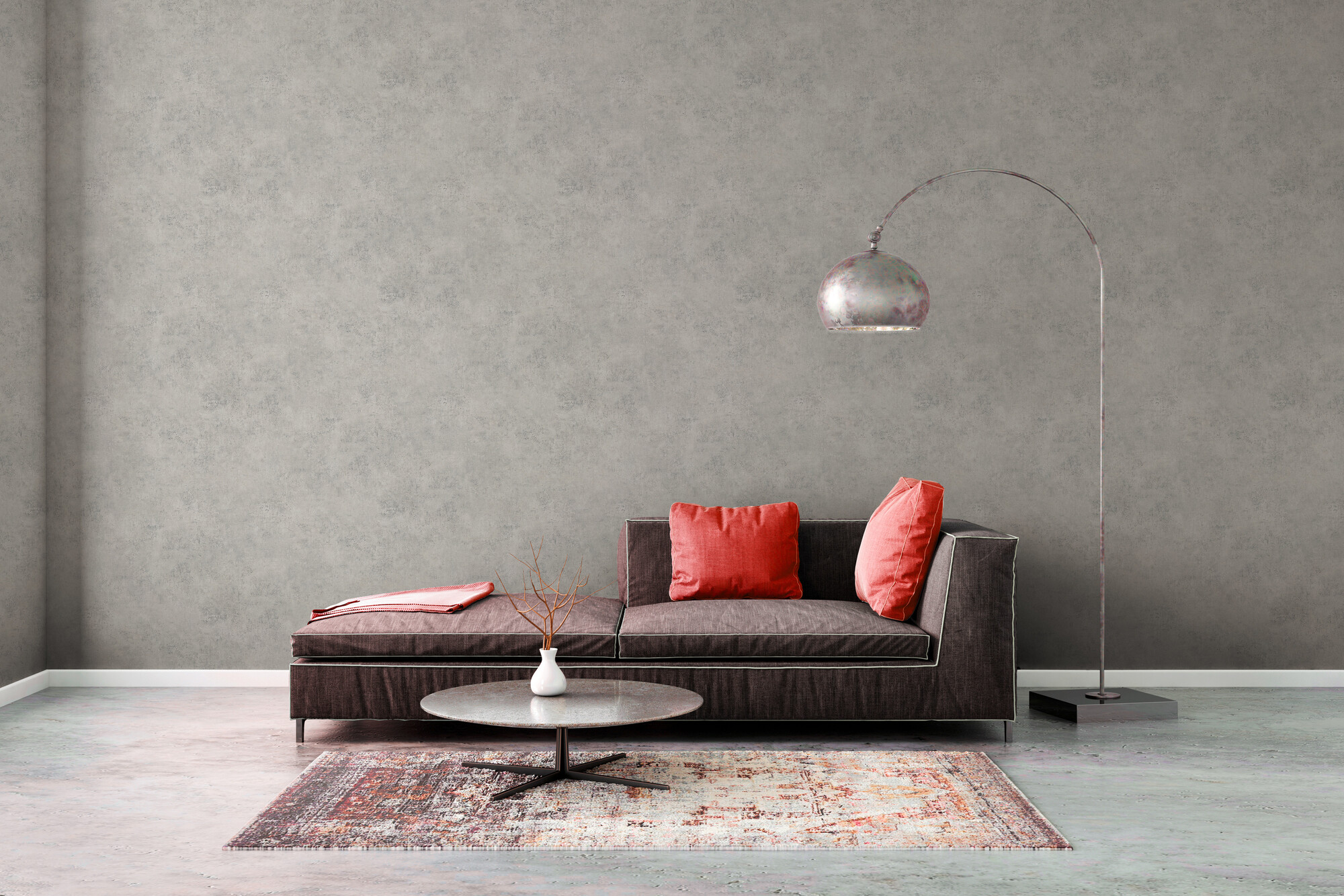 A.S.Creation Vliestapete grau B/H/D: ca. 53x1005x7,7 cm