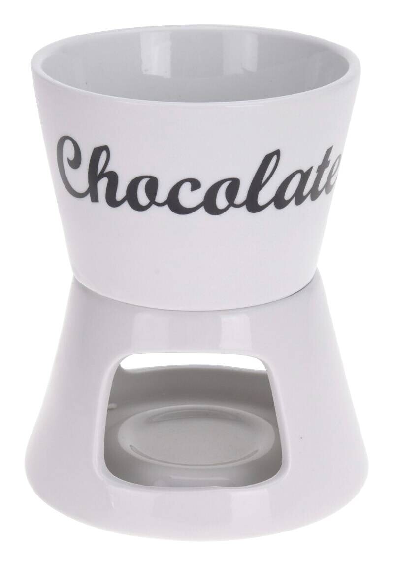 Fondue Set weiß Porzellan H/D: ca. 16x13 cm Fondue Set weiß Porzellan H/D: ca. 16x13 cm