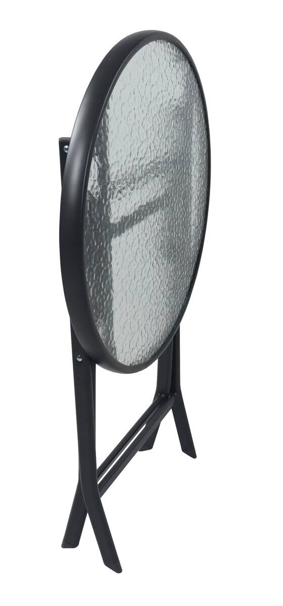 VCM Gartentisch anthrazit Metall B/H/L: ca. 55x70x55 cm