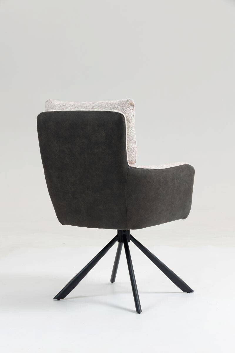 Drehstuhl Lecce beige Microfaser