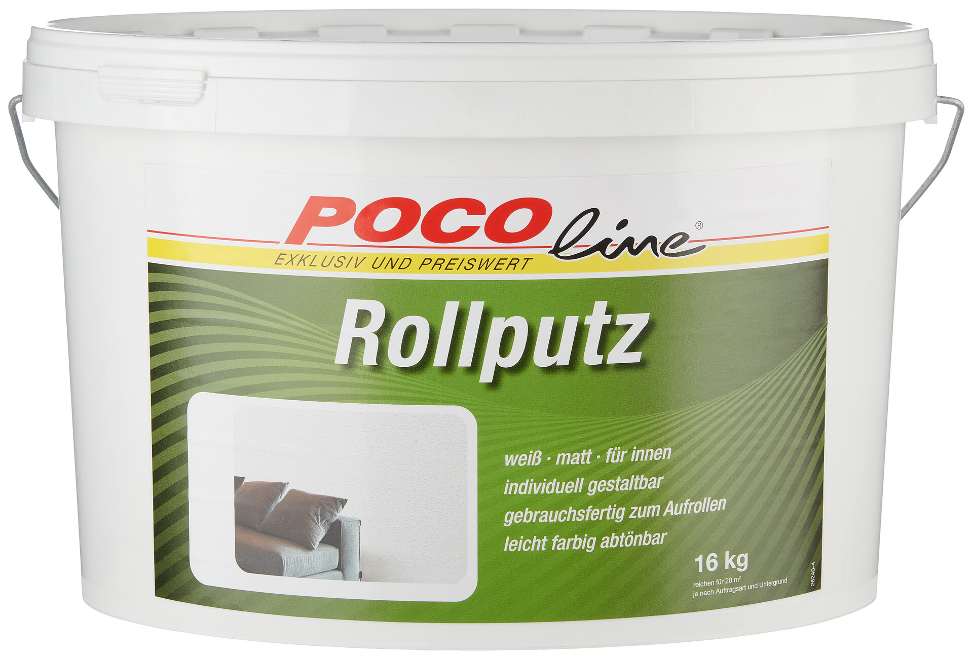 POCOline Rollputz weiß ca. 16 l