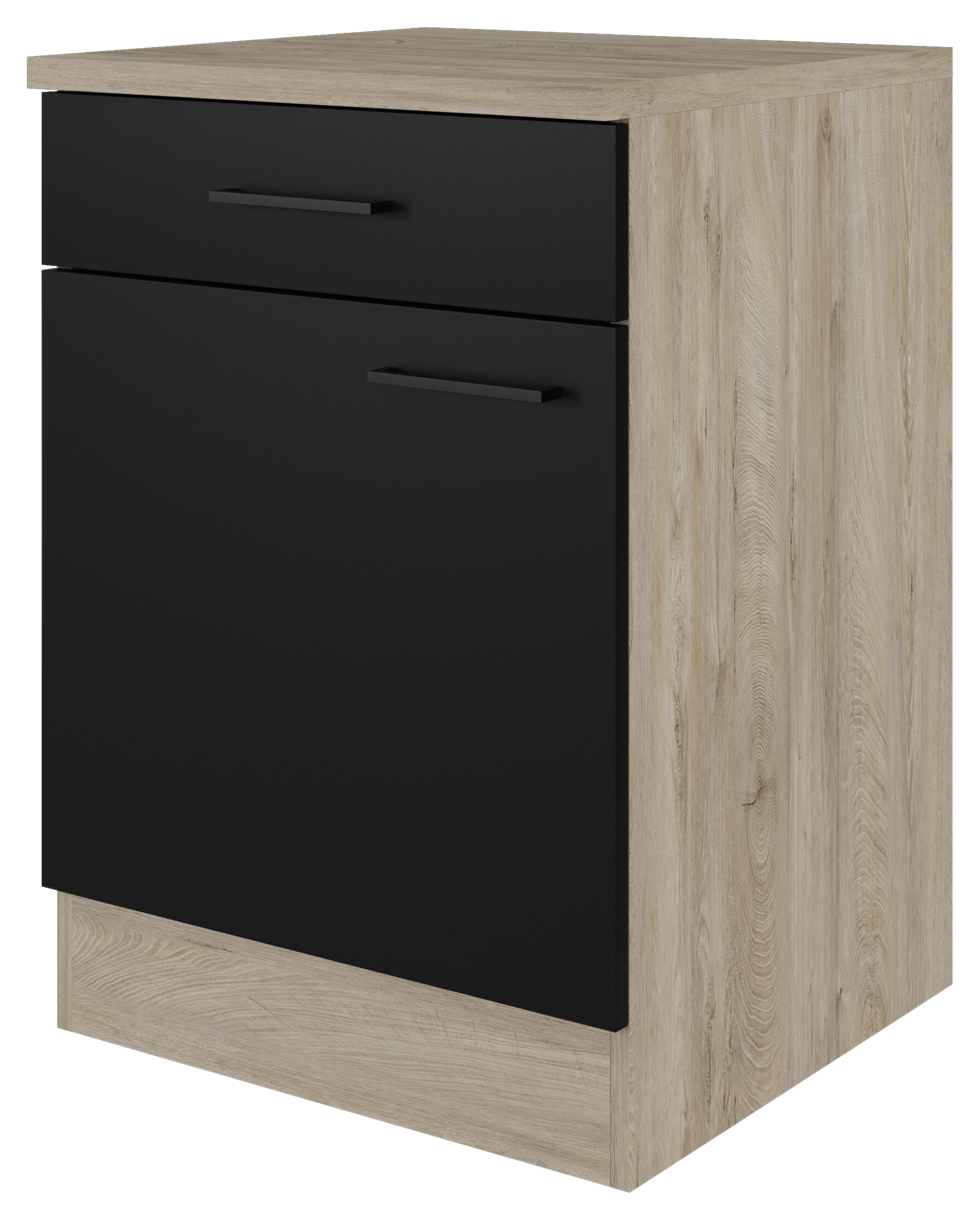 Unterschrank Capri schwarz matt B/H/T: ca. 60x85x60 cm Unterschrank Capri schwarz matt B/H/T: ca. 60x85x60 cm