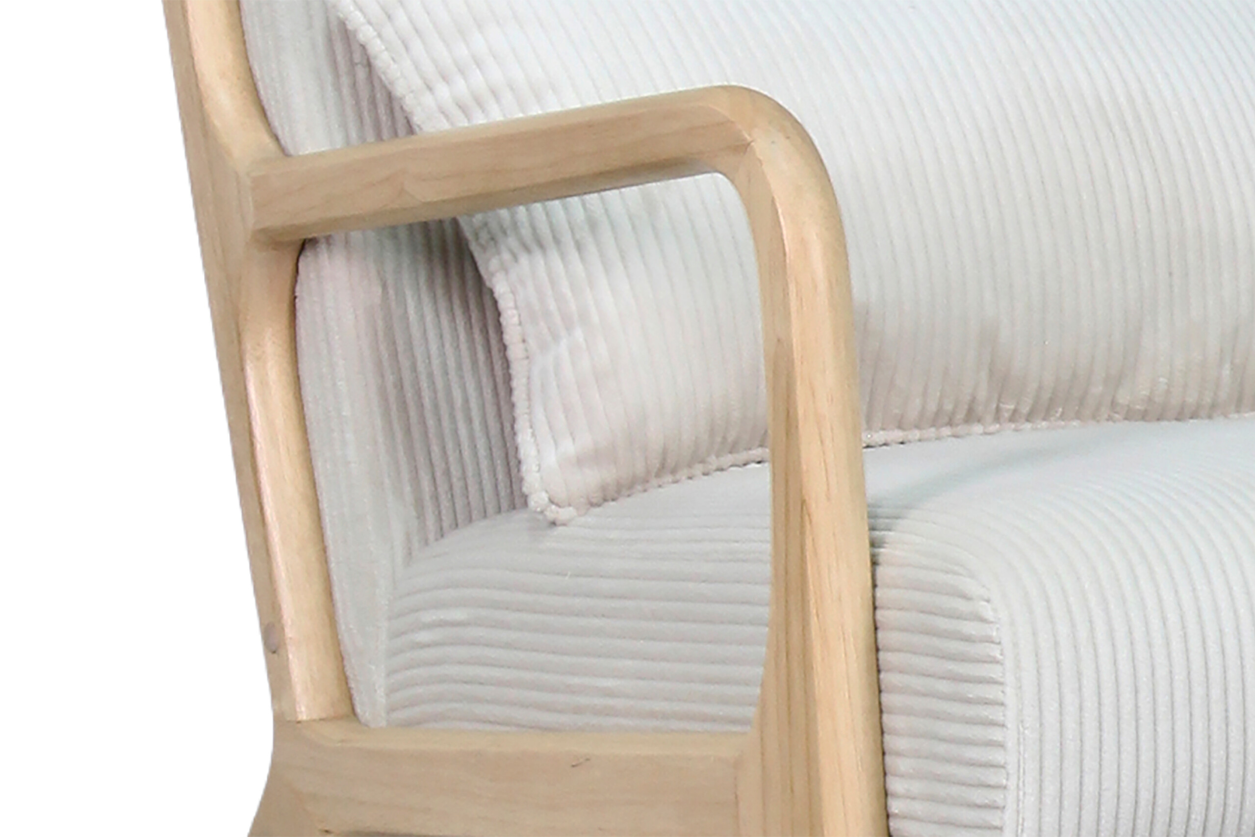 Sessel NOHR natur weiß B/H/T: ca. 65,2x80,6x76 cm