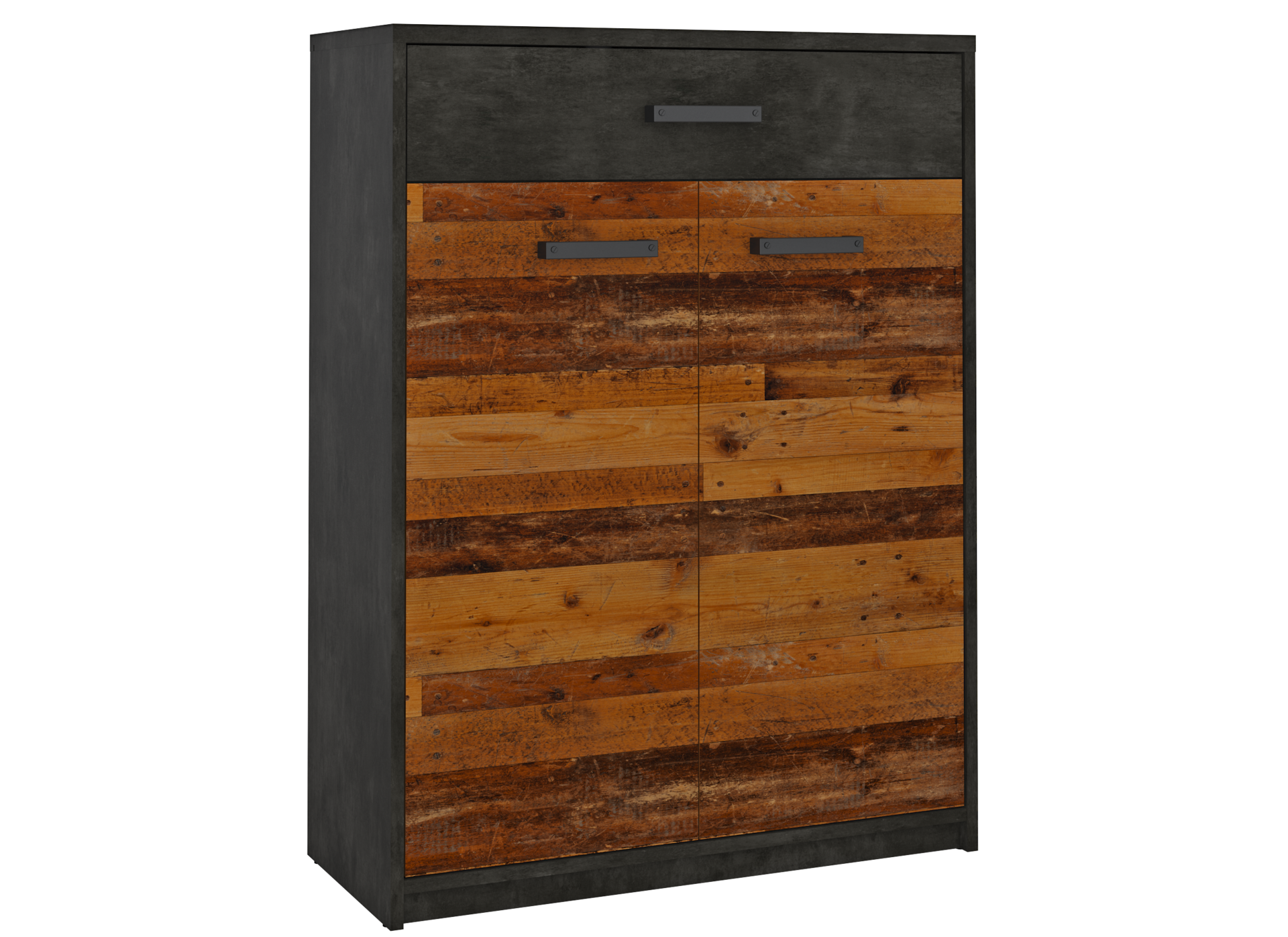 Schuhkommode Perugia Old Wood Nachbildung Fresko Nachbildung B/H/T: ca. 80x106x34 cm