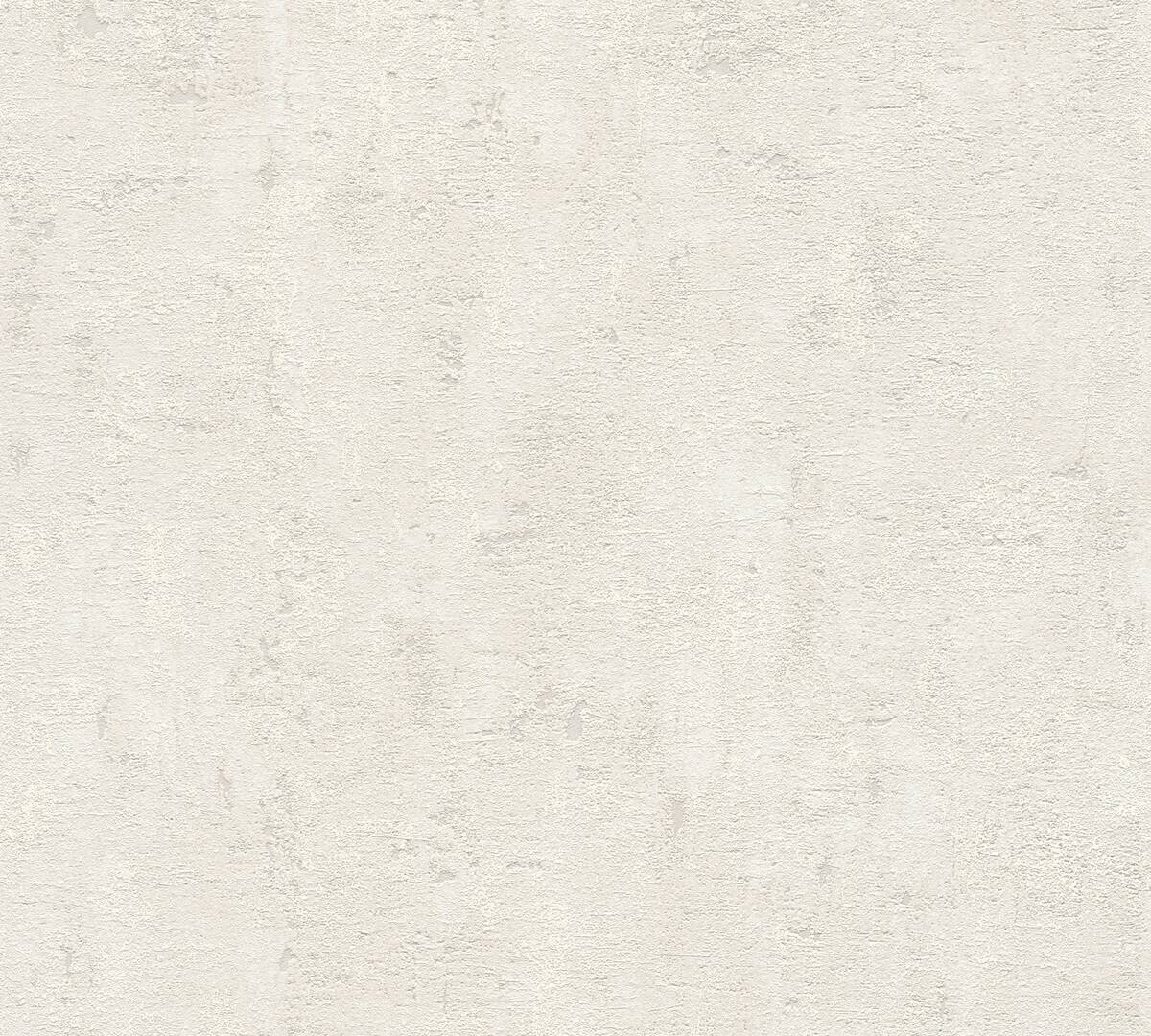 A.S.Creation Vliestapete Blooming Uni creme B/L: ca. 53x1005 cm