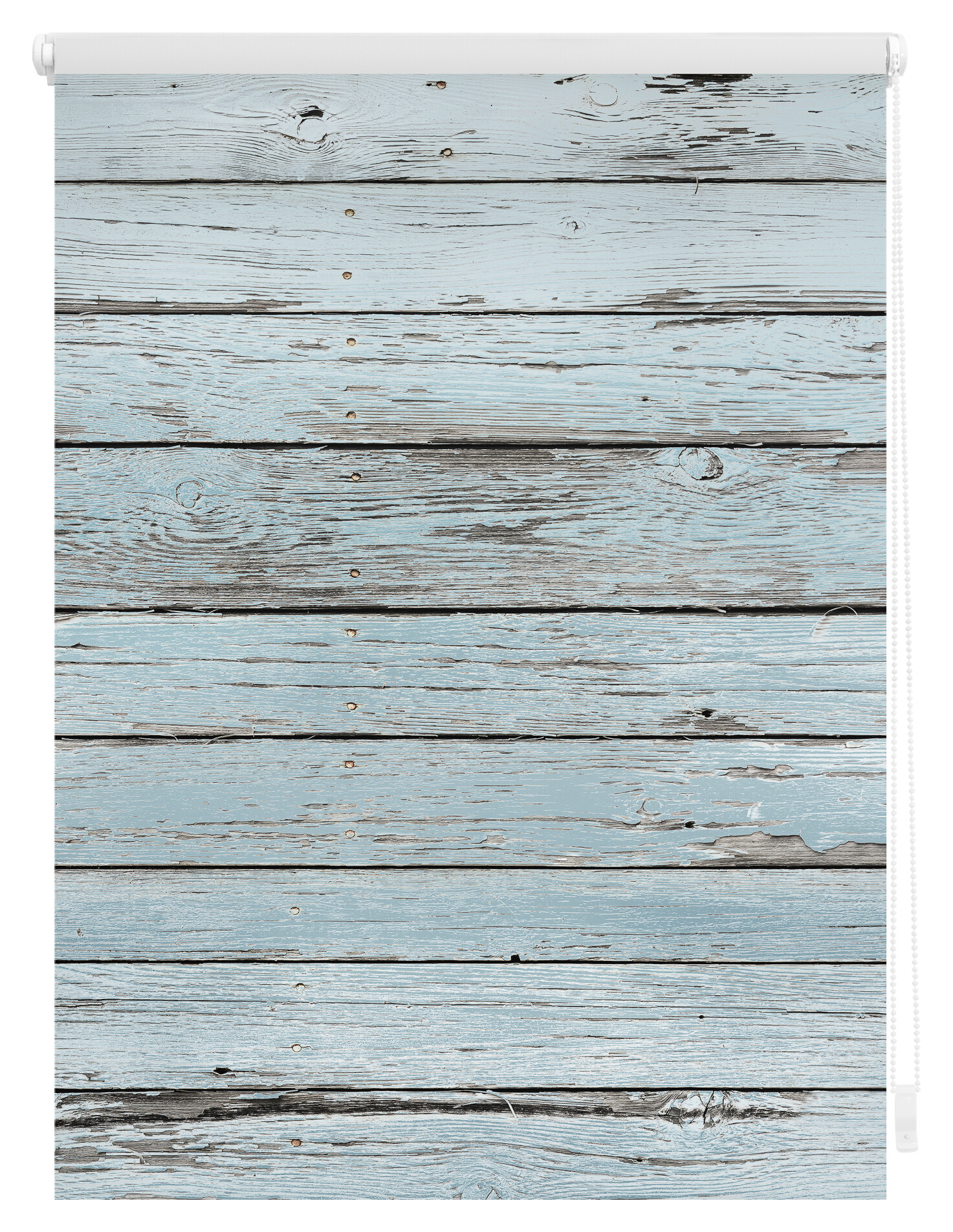 LICHTBLICK Rollo Bretter Vintage petrol B/L: ca. 100x150 cm