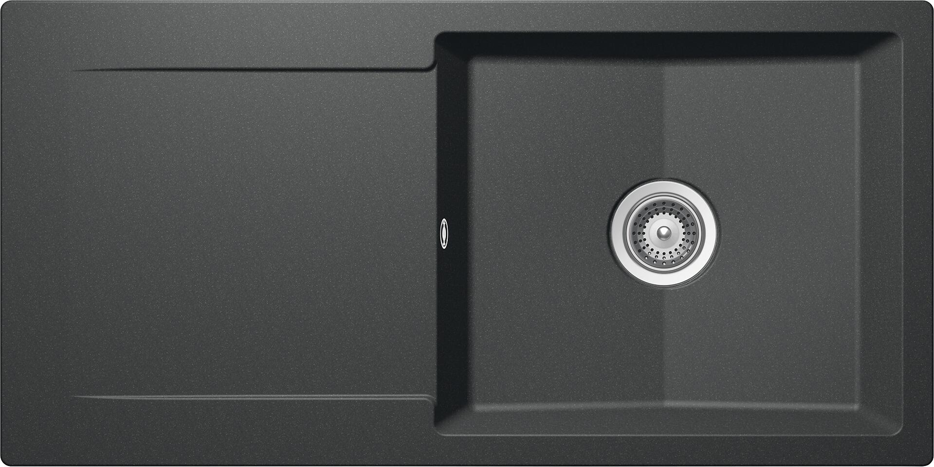 SCHOCK Einbauspüle EPUD100LA RCA Cristalite B/H/T: ca. 100x18,1x50 cm